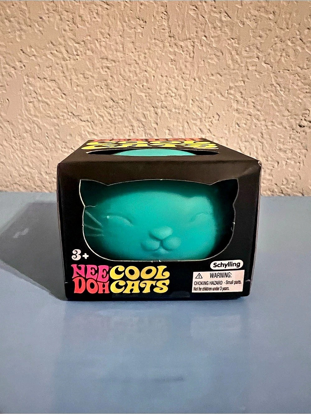 Authentic Needoh Cool Cat in Teal